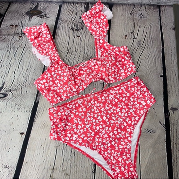 Pink Lily Other - Pink lily swimsuit medium